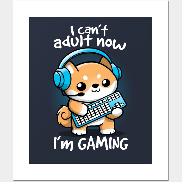 Gamer cant adult Wall Art by NemiMakeit